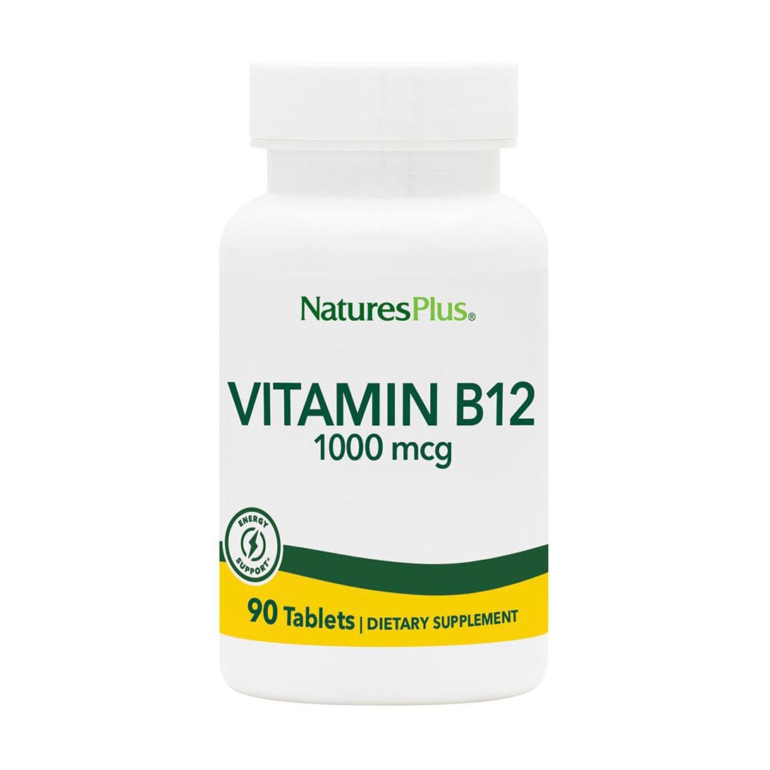 Вітамін B12 (Метилкобаламін) NaturesPlus Vitamin B12, 1000 мкг, 90 таблеток